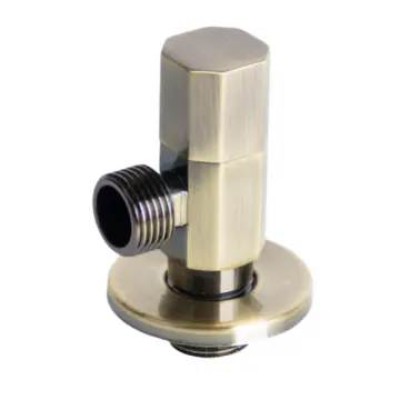 Brass Angle Stop Valve Shut Off G1/2inch,plplaaoo Sink Shut Off Valve,1Pc Bathroom Water Control Angle Valve
