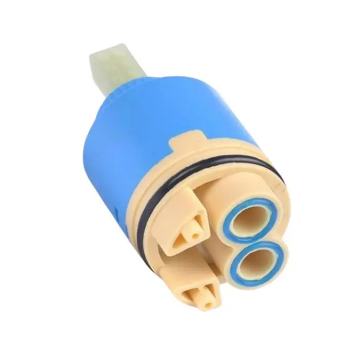 Replacement Faucet high Leg Cartridge, Ceramic Disc Cartridge Faucet Water Mixer Tap Inner Control Valve for Kitchen and Bathroom (35/40mm-Type B)