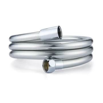 Flexible PVC Hose for Handheld Shower Head, Durable and Lightweight with Brass Insert