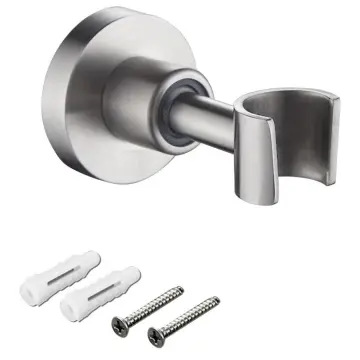 Handheld Shower Head Holder Adjustable 304 Stainless Steel Handheld Shower Head Bracket Holder Wall Mount,Shower Wand Holder Brushed Nickel