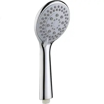 5 Functions Handheld Shower Head High Pressure Chrome Plated Finish Shower Head High Flow Hand Held Showerhead