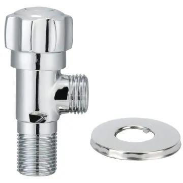 European Standard Copper Angle Valve G1/2in Water Stop Valve for Washbasin Kitchen Faucet Water Heater Toilet