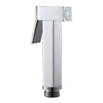 Bidet Sprayer for Toilet Single Spray Gun Bidet Sprayer Copper Material Handheld Bidet Sprayer for Toilet Square Hand Held Bidet Sprayer Suitable for Women, Pets and Baby Diaper Cleaning