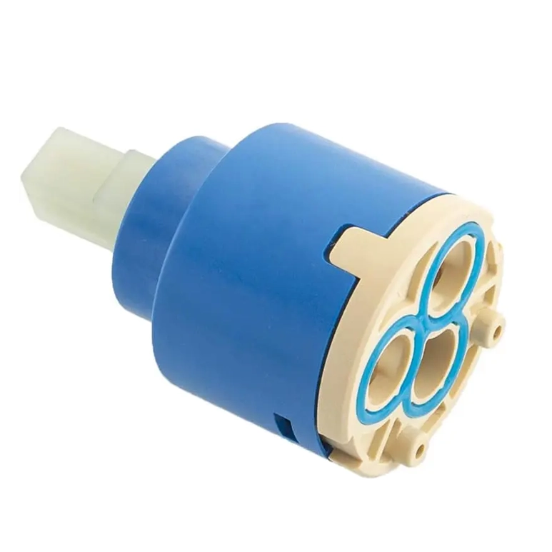 Diameter 35mm Ceramic Faucet Cartridge Replacement for Single Handle Kitchen Basin Shower Faucet Part, Ceramic Faucet Valve